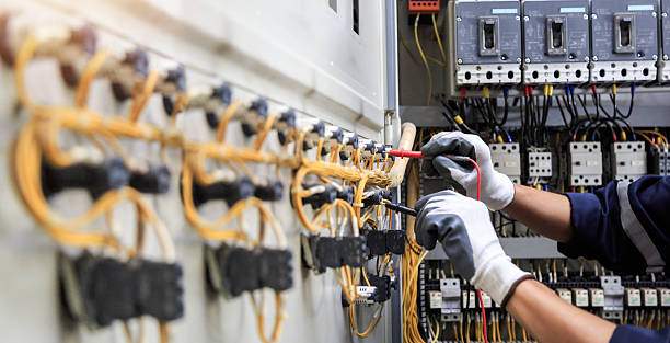 Professional Electrician technician working in Pine Mountain Club, CA